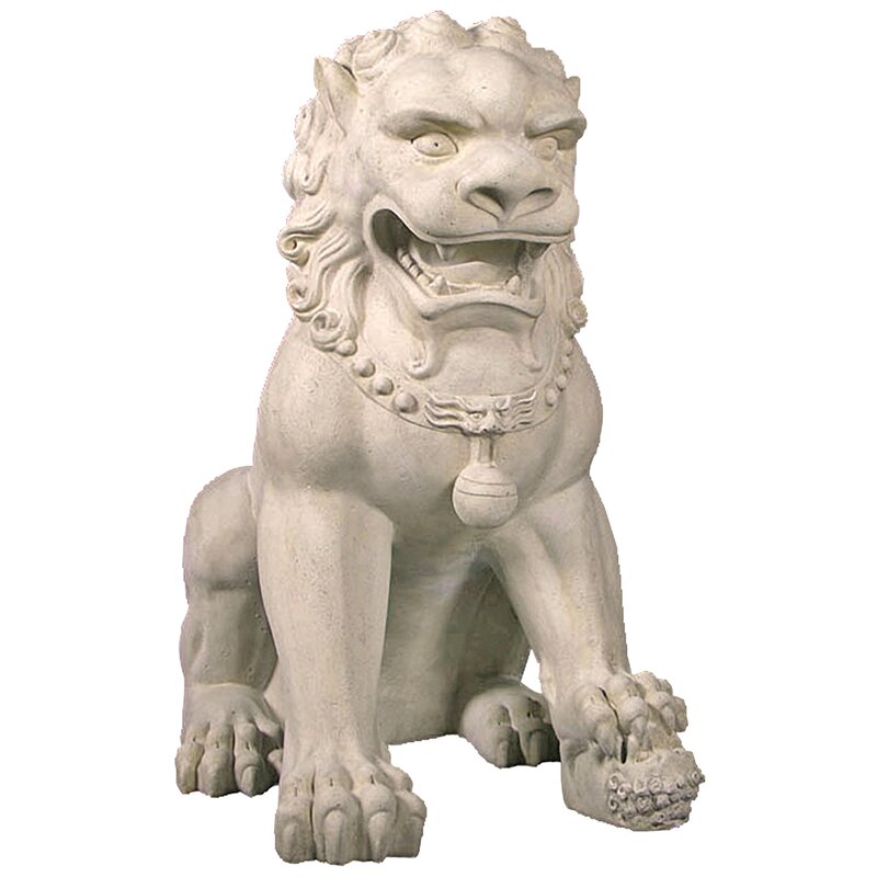 Design Toscano Female Foo Dog Statue | Wayfair